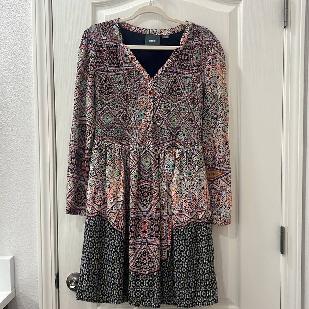 Maeve Anthro Long-Sleeved Maeve Dress sz M